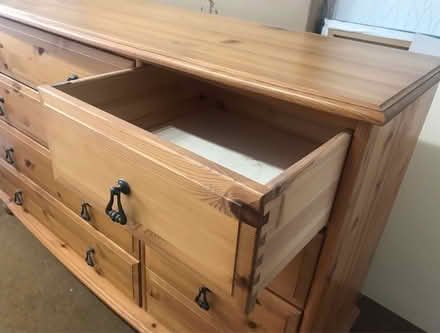 Photo of free Pine drawer chest (Woodlands Av., Sidcup DA15) #2