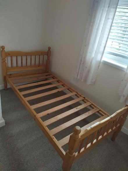Photo of free Single bed wooden frame (BA1 Bath) #1