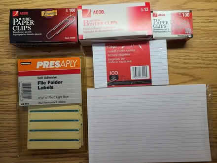 Photo of free unused office supplies (River Falls, Potomac) #1