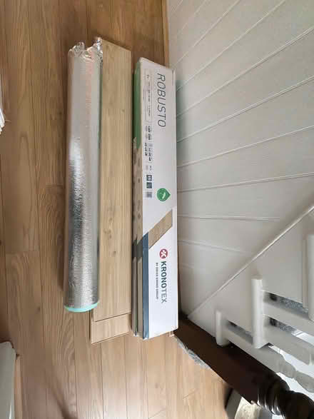 Photo of free Spare Laminate Flooring & Underlay (Bexleyheath DA6) #3