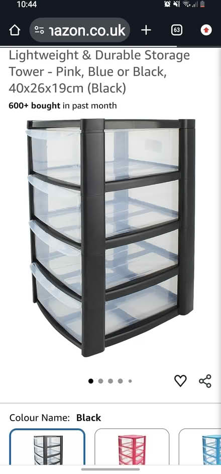 Photo of Drawer Plastic Storage Tower (Oxford Greater Leys OX4 7) #1