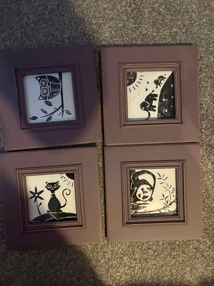 Photo of free Small purple wall frames (Walkley S6) #1