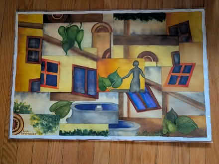 Photo of free Watercolour painting (Bloor St W & South Kingsway) #1