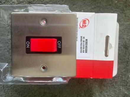 Photo of free New double pole switch (West Heath B38) #1