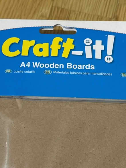 Photo of free 5 packs of ‘craft-it’ wooden boards (St Marks) #2