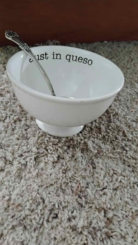 Photo of free Queso Bowl and Spoon (North part of Buffalo Grove) #1