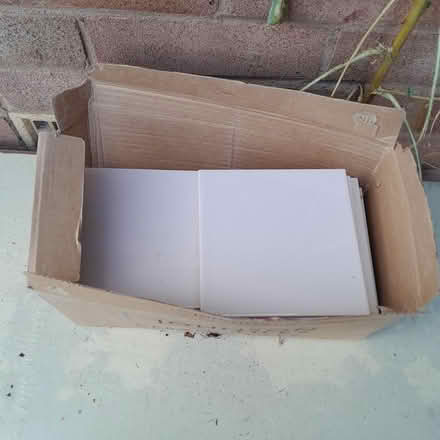 Photo of free White tiles 15cm x 15cm (Pickersleigh WR14) #1