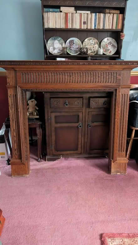 Photo of free Wooden fire surround (CF23 pentwyn) #1