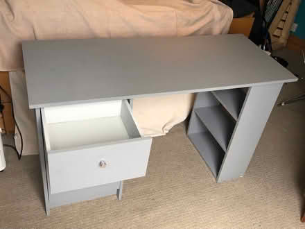 Photo of free Small grey desk (Rugeley WS15) #2