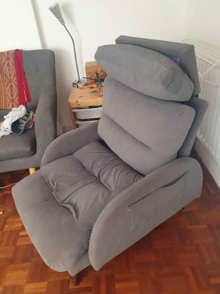 Photo of free Reclining grey chair Ikea (Crowmarsh Gifford) #2