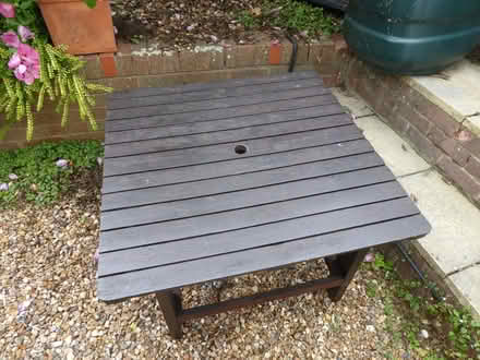 Photo of free Table, low and slatted (Lower Bevendean BN2) #1
