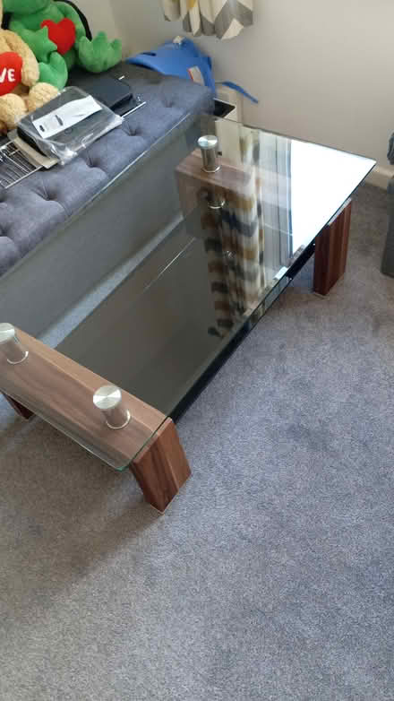 Photo of free Glass coffee table (Taunton TA2) #2