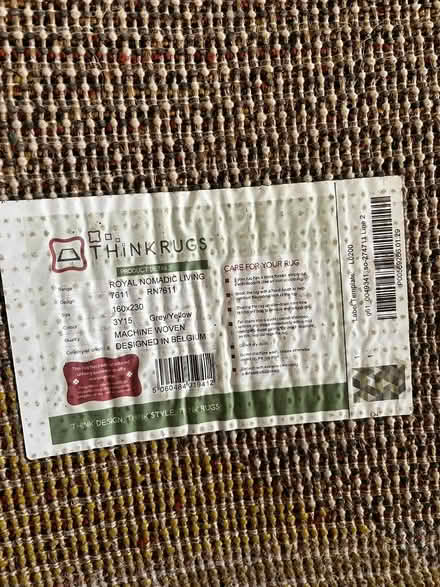 Photo of free Dunelm rug - 160cm x 230cm (Minster Lovell OX29) #3