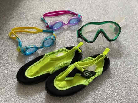 Photo of free Kids swimming goggles and shoes (Lightwater GU18) #1