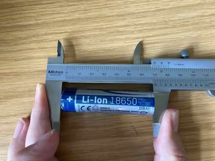 Photo of free A pair of 18650 Li-ion Rechargeable Batteries, 3.6V 2600 mAh (Frenchay BS16) #4