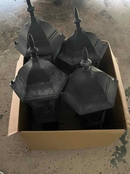 Photo of free Four lamp post lights (Salem, NH) #2