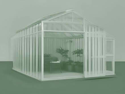 Photo of free 18 glass louvres to go in a greenhouse to aid ventilation (Woodley RG6) #1