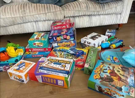 Photo of free Large bundle of kids board games and other bits (Greenstead CO4) #1