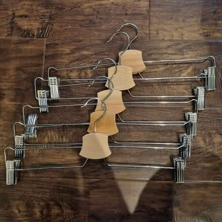 Photo of free 5 x Trouser/Skirt Hangers (Garden City OX5) #1