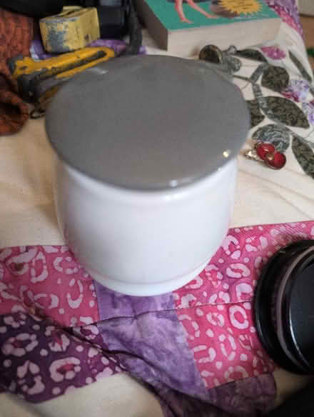 Photo of free Garlic storage jar, Cole & Maso, white/grey (Alperton HA0) #2