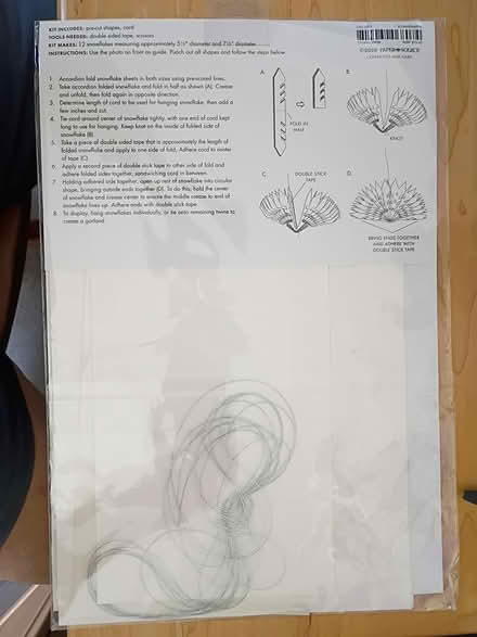 Photo of free Paper Snowflake Kit (Vacaville) #3