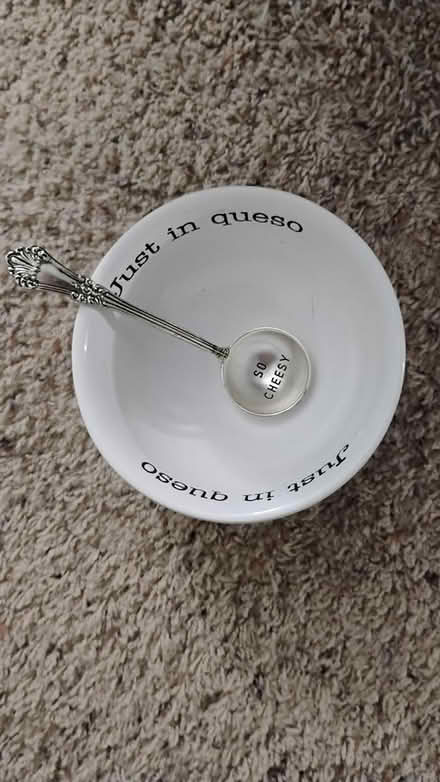 Photo of free Queso Bowl and Spoon (North part of Buffalo Grove) #2
