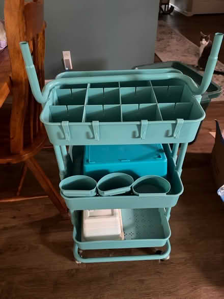 Photo of free Art caddy on wheels & various bins (Near Seven Mile and Farmington) #1