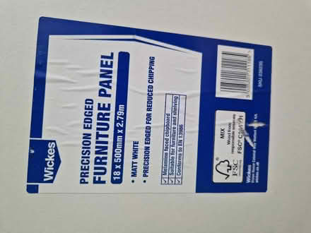 Photo of free White melamine board (North Tonbridge TN10) #1
