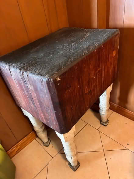 Photo of free Vintage butcher block (Brooklyn/Kensington) #1