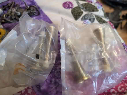 Photo of free Brass coloured spring door stops x 4 (Alperton HA0) #1