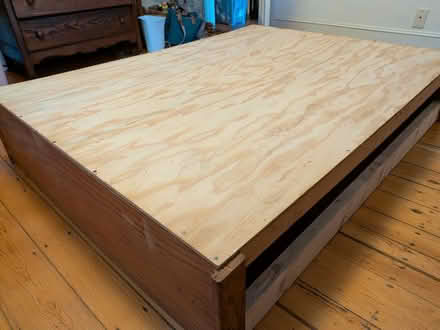 Photo of free Bespoke Queen Bedframe (Jamaica Plain) #2