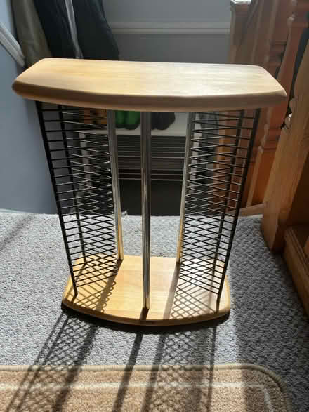 Photo of free Small freestanding, neat CD shelf (Highbury N5) #1