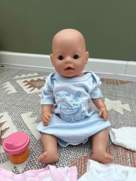 Photo of free Baby doll, bedding and cloths (Waterlooville PO8) #2