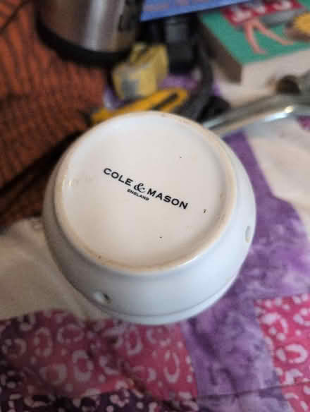 Photo of free Garlic storage jar, Cole & Maso, white/grey (Alperton HA0) #3