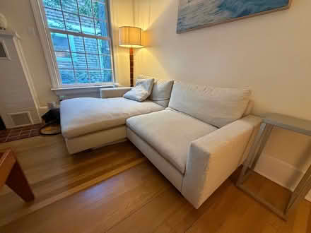 Photo of free Small Sectional Couch (In town Rehoboth) #1