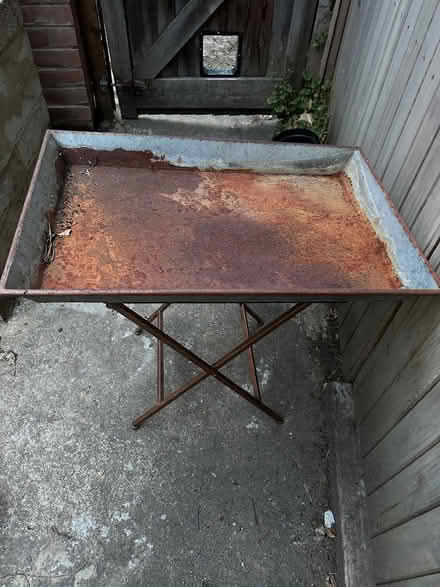 Photo of free Folding side table (Sarah Raven) (Upper Norwood SE19) #1