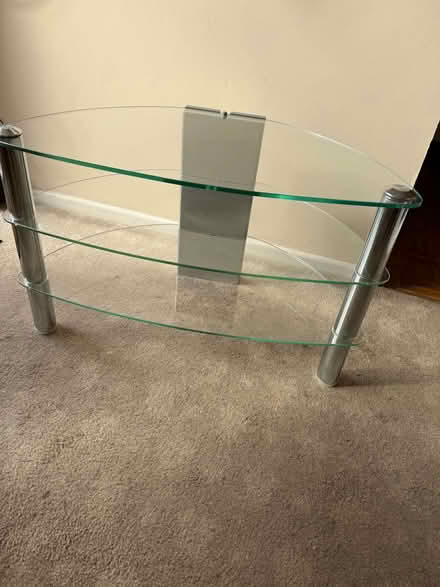 Photo of free Glass TV Stand (Highworth SN6) #1