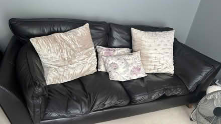 Photo of free 3 seater leather sofa from M&S (Woodford Green) #1