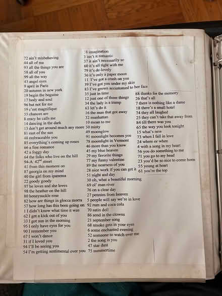 Photo of free Great American songbook 99 songs (Brooklyn/Kensington) #1