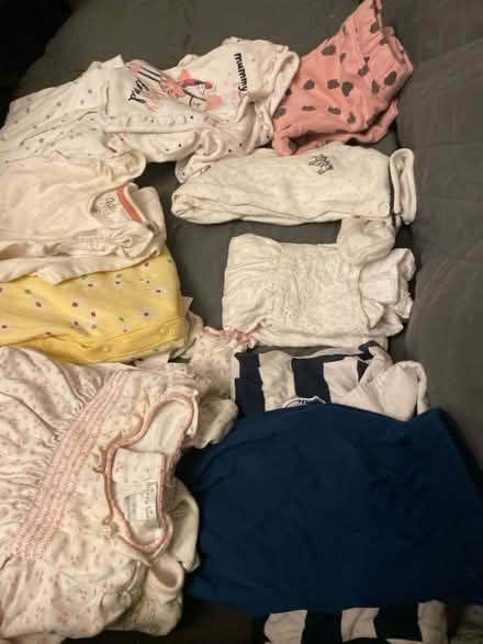 Photo of free 3 bundles of girls clean assortment of baby grows , frocks rompers (Southgate N14) #1