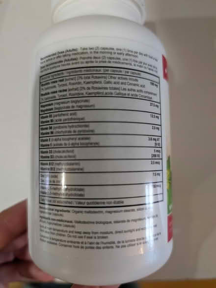 Photo of free Unopened Rhoziva supplement (Bloor St W & South Kingsway) #2