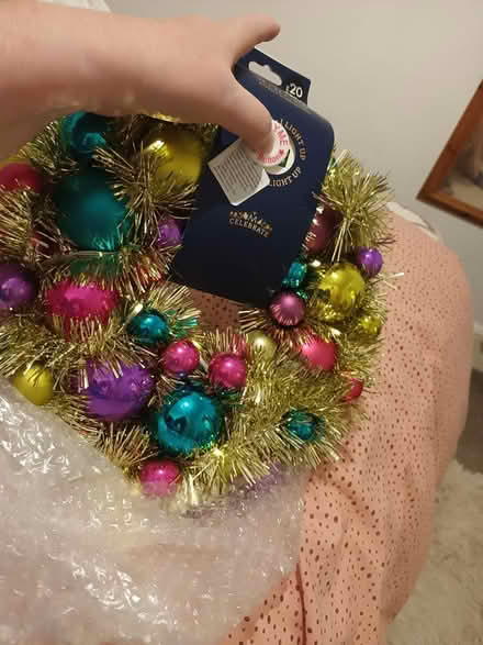Photo of free Large light up christmas wreath (Hernebay CT6) #2