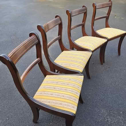 Photo of free 4 reproduction dining chairs (Britannia Wharf BD16) #2