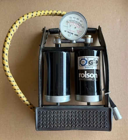 Photo of free Two cylinder foot pump (Burton Joyce NG14) #1