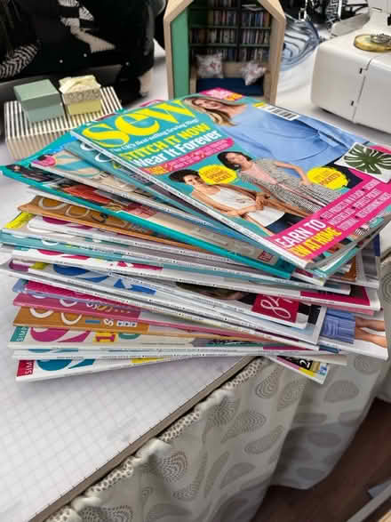 Photo of free Sewing magazines large stack (Lower Feltham TW13) #1