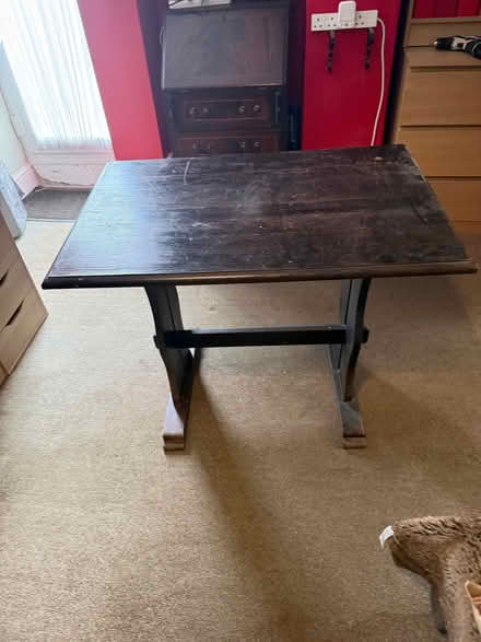 Photo of free Small table 3’x2’ solid needs cleaning and polish (Brixham TQ5) #1