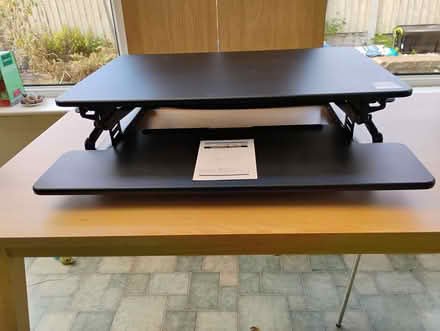 Photo of free Adjustable standing desk converter (Pipers Ash CH2) #2