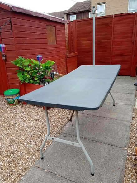 Photo of free Foldable heavy duty plastic table (Orton Goldhay PE2) #2