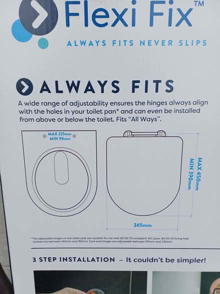 Photo of free unused toilet seat (Braeside AB15) #4