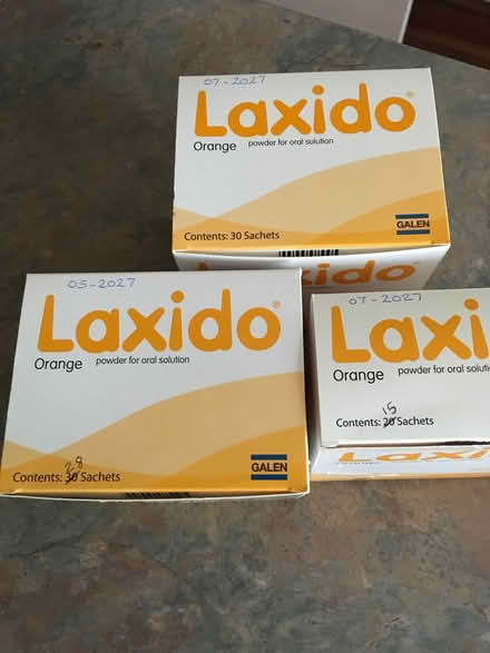 Photo of free Laxido x 3 boxes. (Hailsham BN27) #1